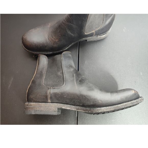 Frye Tyler Ankle Chelsea Boots Leather Black size 9D mens main image 4